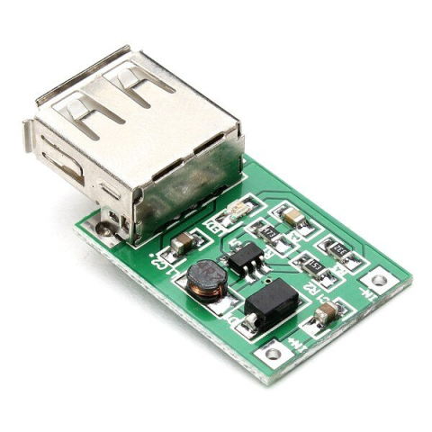 Convertoare DC-DC - Convertor DC-DC step-up, 0.9-5V la 5V, 600mA, USB-A