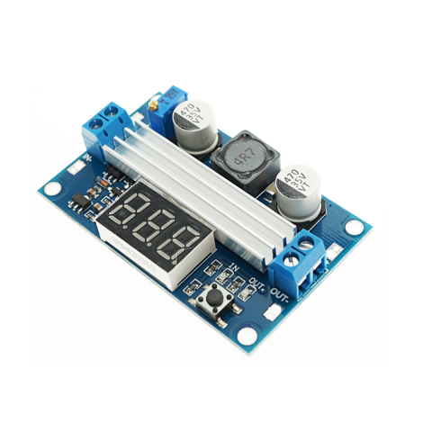 Convertoare DC-DC - Convertor DC-DC step-up 100W, 3-35V la 3.5-35V, 6A, cu afisaj LED