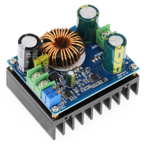 Convertor DC-DC step-up, 12-60V la 12-80V, 10A, 600W, CC/CV [2]