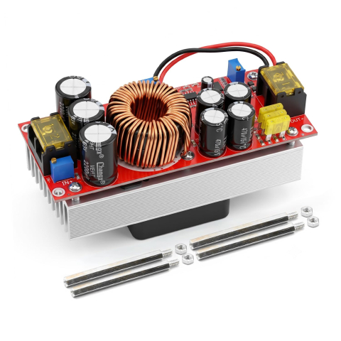 Convertoare DC-DC - Convertor DC-DC step-up 1500W, 10-60V la 12-90V, cu ventilator​​​​​​​