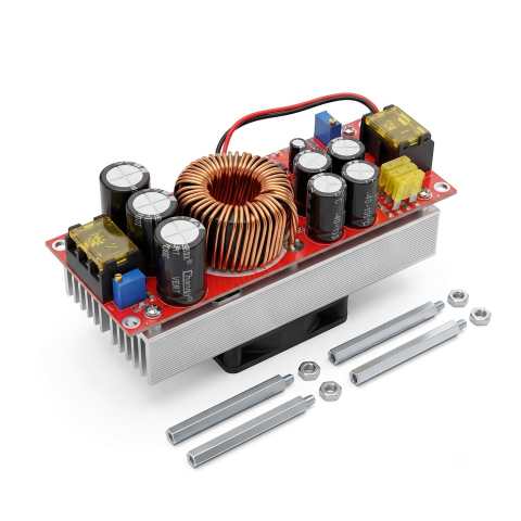 Convertor DC-DC step-up 1500W, 10-60V la 12-90V, cu ventilator​​​​​​​ [4]
