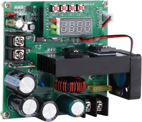 Convertor DC-DC step-up BST-900W, 8-60V la 10-120V, 15A, CC/CV, cu afisaj LED​​​​​​​ [1]