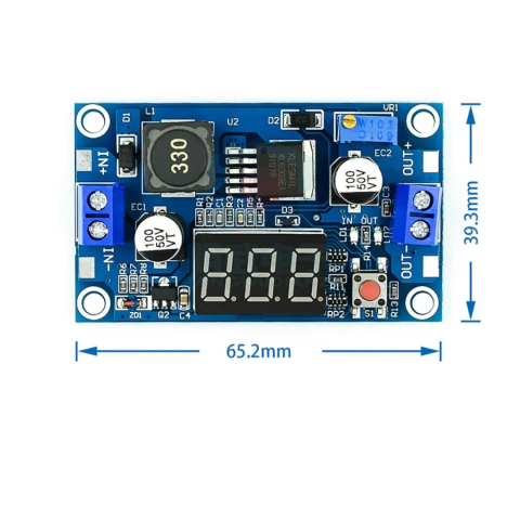 Convertor DC-DC step-up XL6009, 4.3-32V la 5-52V, cu display LED [2]