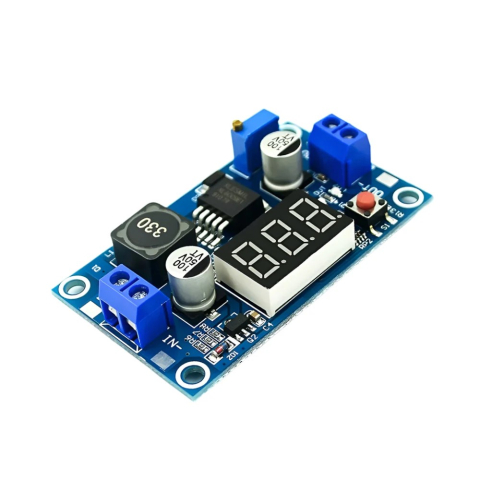 Convertoare DC-DC - Convertor DC-DC step-up XL6009, 4.3-32V la 5-52V, cu display LED