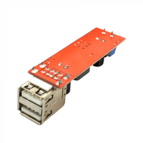 Convertor step-down DC-DC de la 6-40V la 5V, dual USB, 3A incarcare telefon [1]