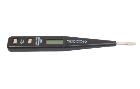 Creion de tensiune digital 12-220V AC/DC, cu afisaj LCD, negru [1]