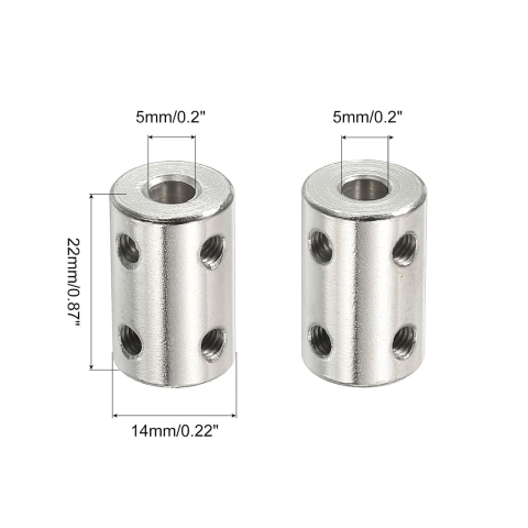 Cuplaj fix de la 5mm la 5mm pentru motoare [2]
