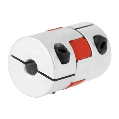 Cuplaj flexibil 5x8mm din aluminiu, cu insertie elastica [4]