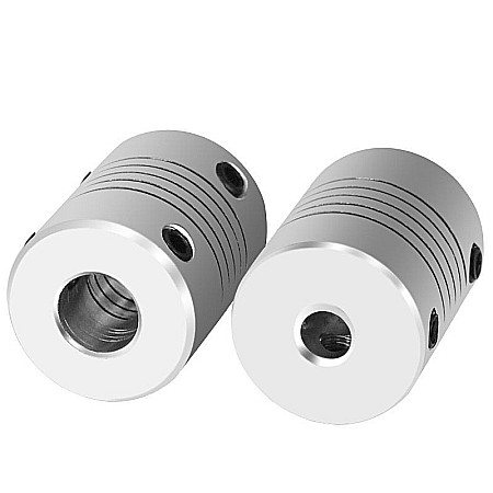 Piese mecanice - Cuplaj flexibil / elastic de la 6mm la 10mm pentru imprimanta 3D (10*6*25mm)