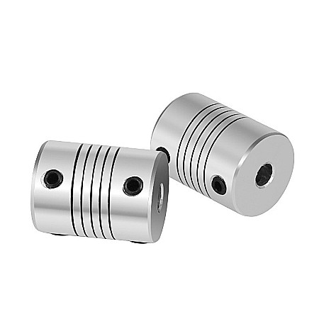 Componente imprimante 3D - Cuplaj flexibil/elastic de la 8mm la 8mm pentru imprimanta 3D (8*8*25mm)