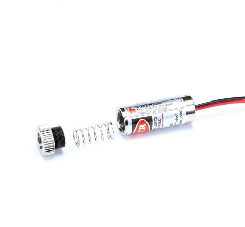 Accesorii si componente pentru Arduino - Dioda laser fascicul rosu tip cruce, 650nm, 5mW