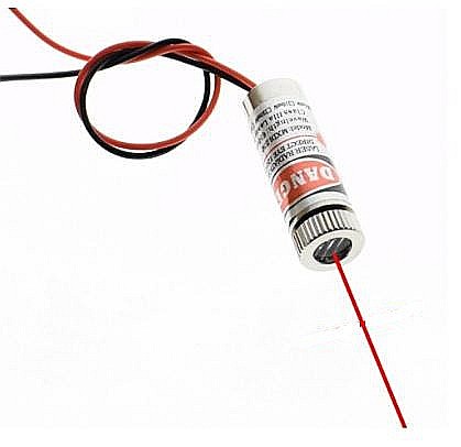 Dioda laser fascicul rosu tip linie, 650nm, 5mW