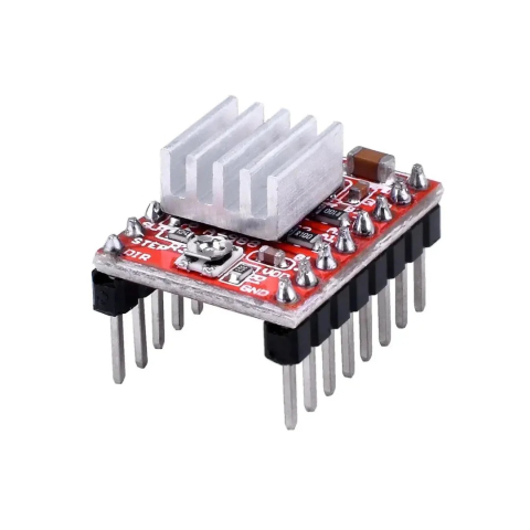 Driver motor pas cu pas A4988, microstepping 1/16, cu radiator [2]