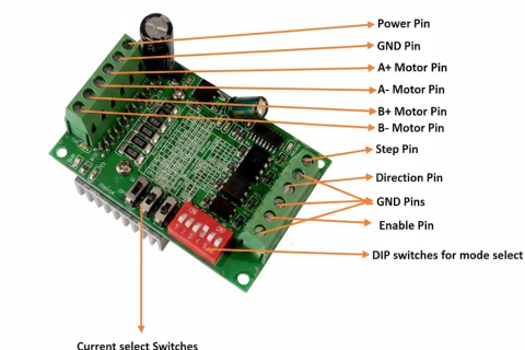 Driver motor pas cu pas TB6560 3A pentru CNC si imprimante 3D, o axa [5]
