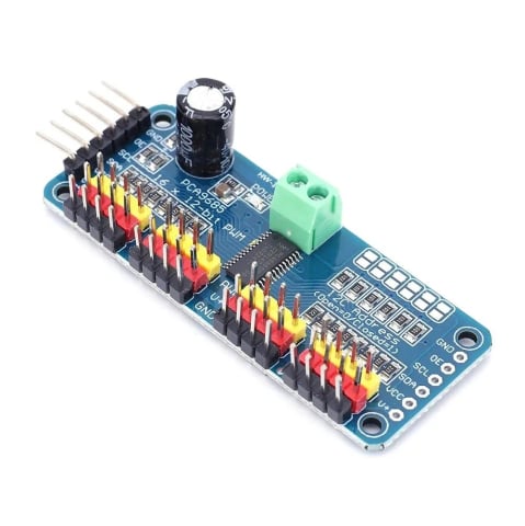 Module atasabile Arduino - Driver PWM PCA9685 12-bit, 16 canale pentru servomotoare, interfata I2C, Arduino
