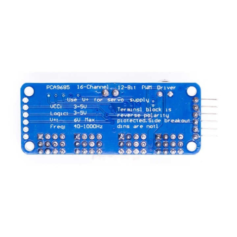 Driver PWM pentru servomotoare, 12-bit pe 16 canale, PCA9685, interfata I2C, Arduino [3]