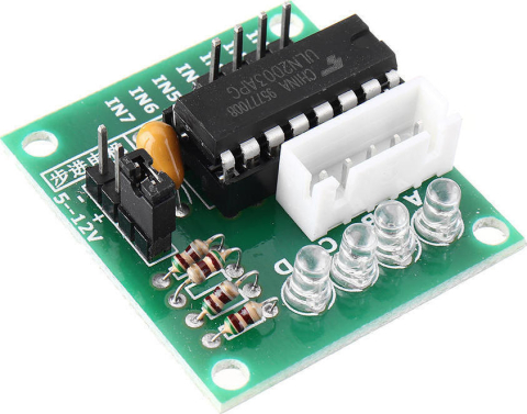 Motoare, variatoare si accesorii - Driver ULN2003 5V pentru motor pas cu pas unipolar, 4 faze