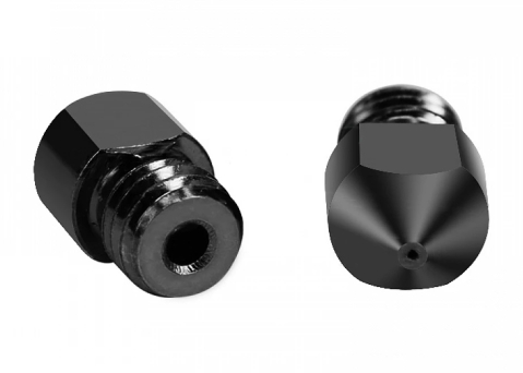 Duza imprimanta 3D MK8, 0.4mm, filament 1.75mm, filet M6, hexagon 6mm, otel intarit [1]