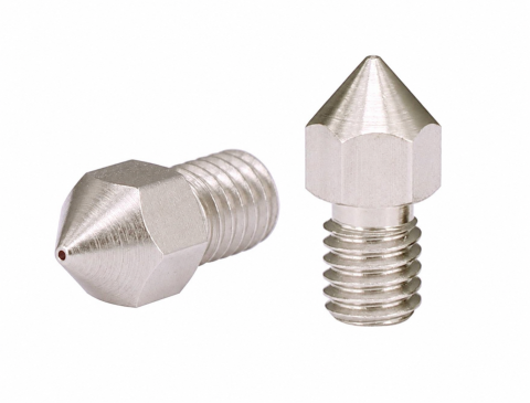 Duza imprimanta 3D Ultimaker, 0.8mm, filament 1.75mm, filet M6, lungime 15.5mm, otel inoxidabil