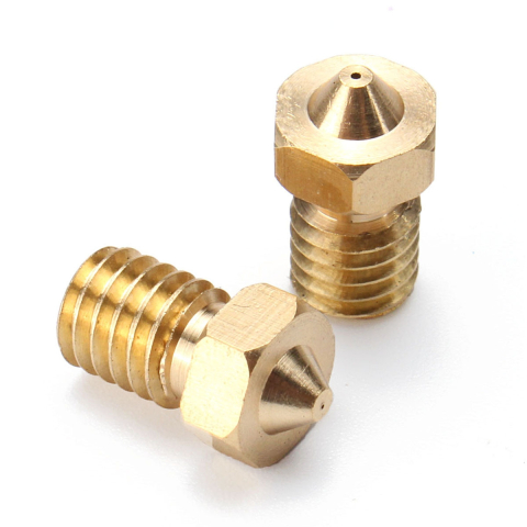 Duza imprimanta 3D V6, 0.4mm, filament 1.75mm, filet M6, hexagon 7mm, alama