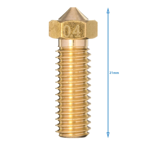 Duza imprimanta 3D Volcano, 0.4mm, filament 1.75mm, filet M6, hexagon 7mm, alama [1]
