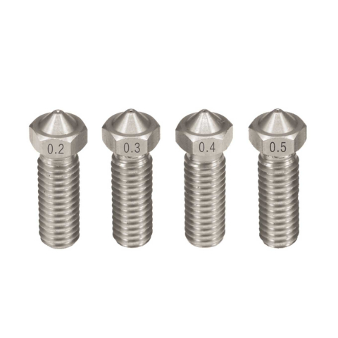 Duza imprimanta 3D Volcano, 0.4mm, filament 1.75mm, filet M6, hexagon 7mm, otel inoxidabil [1]