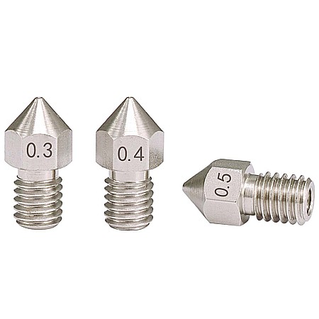 Duza inox 0.3mm, filament 1.75mm M6, lungime filet 7mm imprimanta 3D [0]