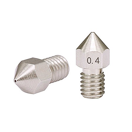 Duza inox 0.4mm, filament 1.75mm M6, lungime filet 7mm imprimanta 3D [0]