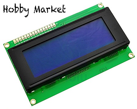 Ecrane LCD, TFT, OLED - Ecran LCD 2004 (20x4) albastru