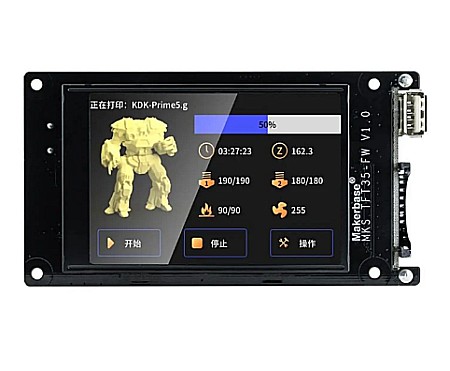 Componente imprimante 3D - Ecran tactil Makerbase MKS TFT35 v1.0 controler imprimanta 3d