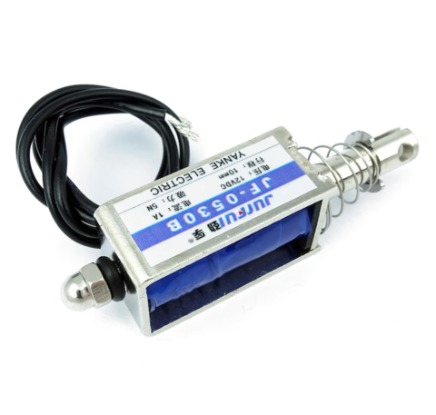 Electromagnet de tragere JF-0530B 12V, 5N, cursa 10mm [1]