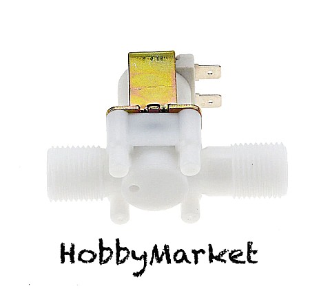 Scule, instrumente de masura - Electrovalva Aer / Apa AC220V  Filet 1/2" normal inchis