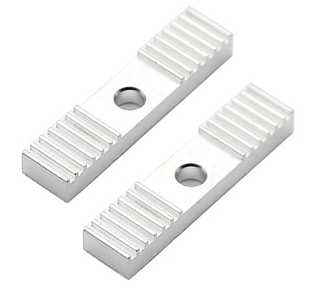 Piese mecanice - Element prindere curea GT2 6mm, aluminiu, 9x40mm, pentru curea deschisa