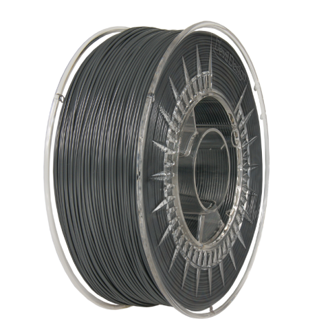 ABS+ - Filament ABS+ gri inchis 1.75mm, 0.8kg, Devil Design, imprimantă 3D