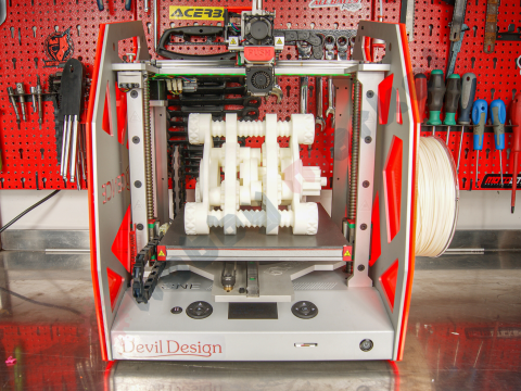 Filament ASA natural, 1.75mm, 0.8kg, Devil Design, imprimantă 3D [1]