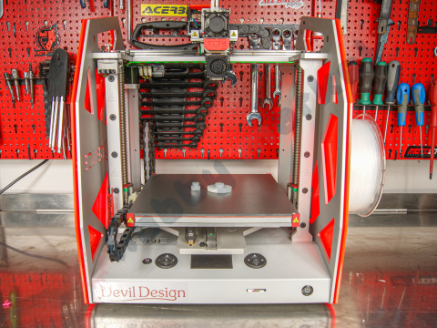 Filament PA12 natural, nylon, 1.75mm, 0.8kg, Devil Design, imprimantă 3D [1]