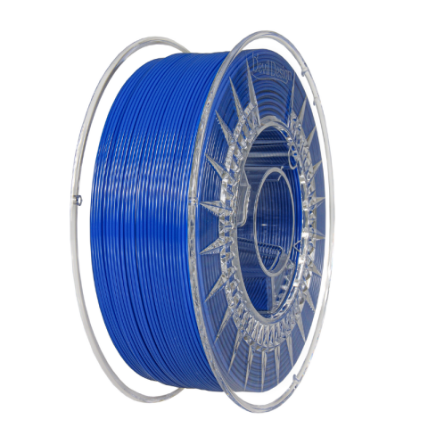 PET-G - Filament PETG albastru intens 1.75mm, 1kg, Devil Design, imprimantă 3D