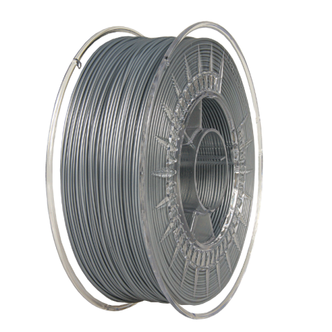 Filament PETG aluminiu 1.75mm, 1kg, Devil Design, imprimantă 3D