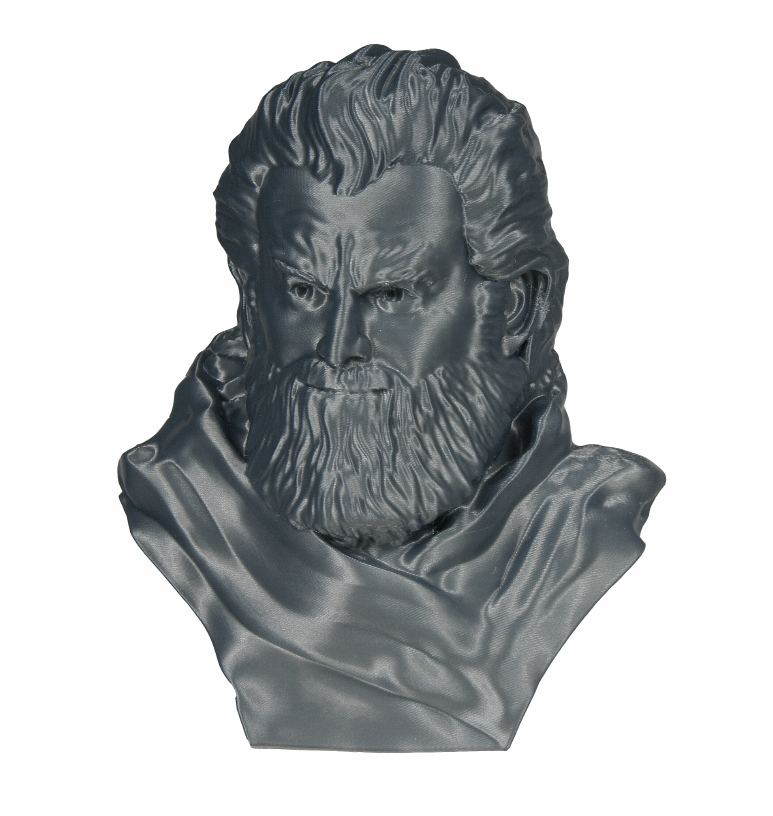 Filament PETG argintiu 1.75mm, 1kg, Devil Design, imprimantă 3D [1]