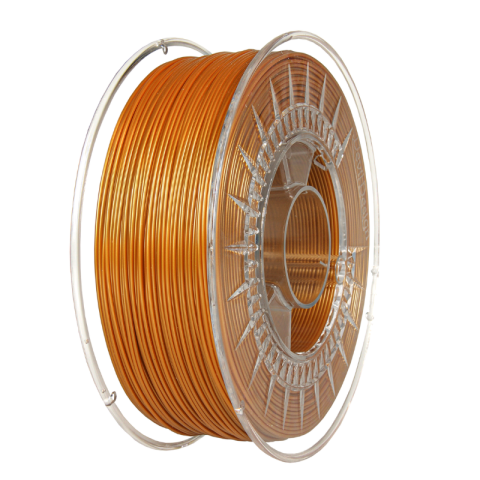 Filamente 3D - Filament PETG auriu 1.75mm, 1kg, Devil Design, imprimantă 3D
