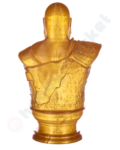 Filament PETG chihlimbar transparent (Amber transparent), 1.75mm, 1kg, Devil Design, imprimantă 3D [7]