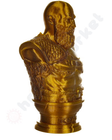 Filament PETG chihlimbar transparent (Amber transparent), 1.75mm, 1kg, Devil Design, imprimantă 3D [4]