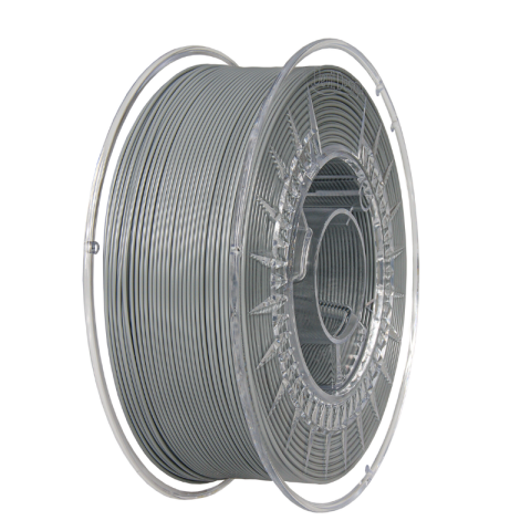 Filamente 3D - Filament PETG gri 1.75mm, 1kg, Devil Design, imprimantă 3D