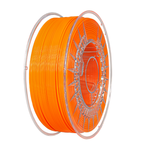 Filamente 3D - Filament PETG portocaliu aprins 1.75mm, 1kg, Devil Design, imprimantă 3D