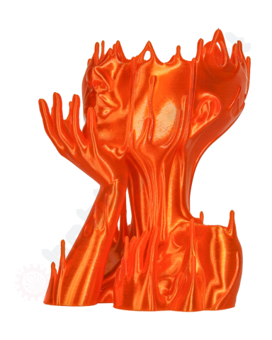 Filament PETG portocaliu aprins transparent 1.75mm, 1kg, Devil Design, imprimantă 3D [2]