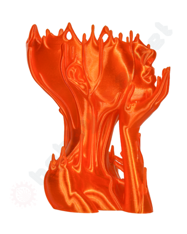 Filament PETG portocaliu aprins transparent 1.75mm, 1kg, Devil Design, imprimantă 3D [3]