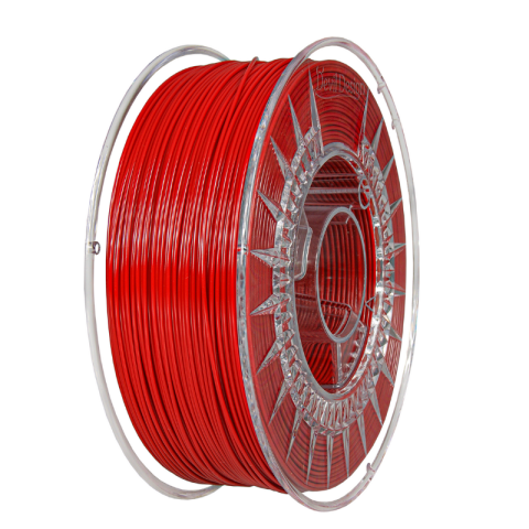 PET-G - Filament PETG roșu 1.75mm, 1kg, Devil Design, imprimantă 3D