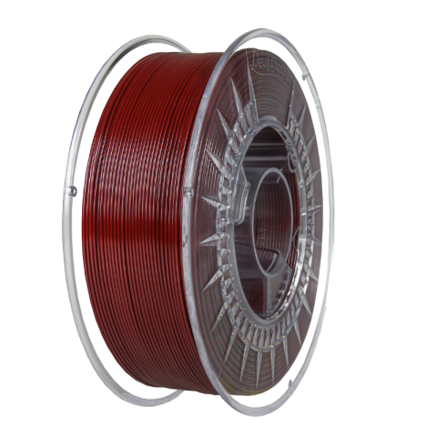 Filament PETG roșu vișiniu 1.75mm, 1kg, Devil Design, imprimantă 3D