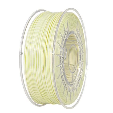 PET-G - Filament PETG vanilie 1.75mm, 1kg, Devil Design, imprimantă 3D