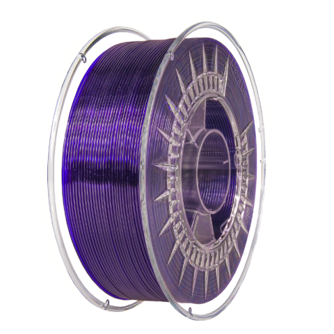 PET-G - Filament PETG violet ultra (Ultra Violet) 1.75mm, 1kg, Devil Design, imprimantă 3D